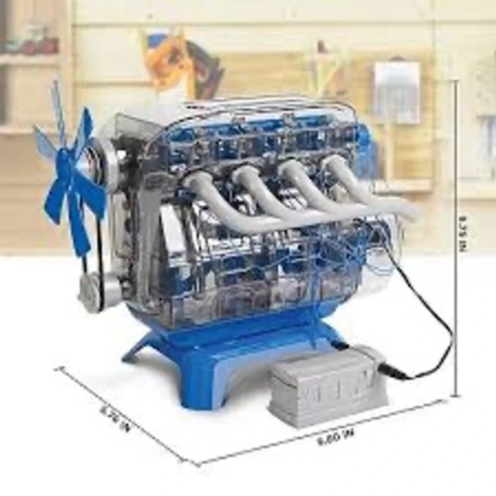 Discovery Mindblown DIY Model Engine Kit 104 Piece STEM Toy‎ Working 4-Cylinder